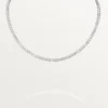 Collier Lignes Essentielles, diamants taille brillant