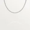 Collier Lignes Essentielles, diamants taille brillant