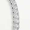Collier Lignes Essentielles, diamants taille brillant