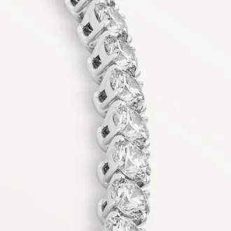 Collier Lignes Essentielles, diamants taille brillant