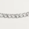 Collier Lignes Essentielles, diamants taille brillant
