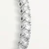 Collier Lignes Essentielles, diamants taille brillant