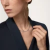 Collier Lignes Essentielles, diamants taille brillant