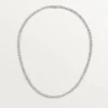 Collier Lignes Essentielles, diamants taille brillant