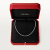 Collier Lignes Essentielles, diamants taille brillant
