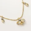 Collier long Grain de Café, diamants