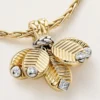 Collier long Grain de Café, diamants