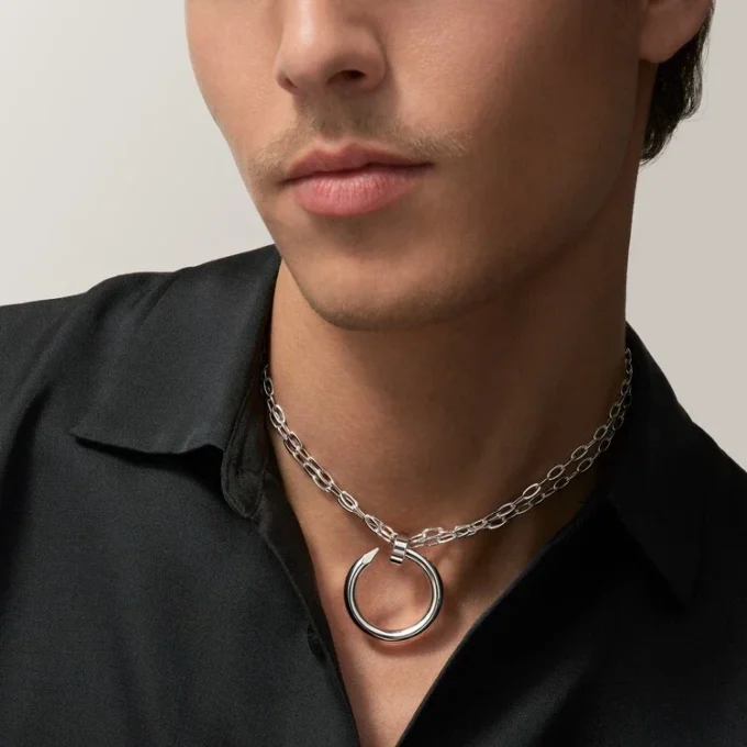 Collier long Juste Un Clou, multi-port, modèle extra-large