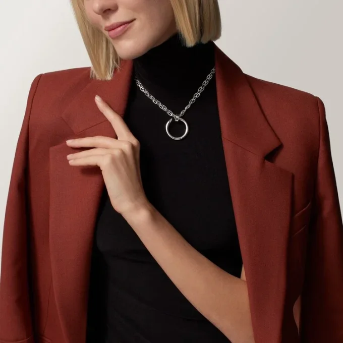 Collier long Juste Un Clou, multi-port, modèle extra-large