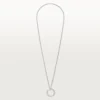Collier long Juste Un Clou, multi-port, modèle extra-large, pavé