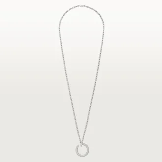 Collier long Juste Un Clou, multi-port, modèle extra-large, pavé