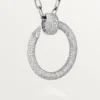 Collier long Juste Un Clou, multi-port, modèle extra-large, pavé