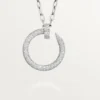 Collier long Juste Un Clou, multi-port, modèle extra-large, pavé