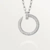 Collier long Juste Un Clou, multi-port, modèle extra-large, pavé