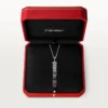Collier long Panthère de Cartier, rubis, multi-port, grand modèle, pavé