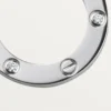 Collier Love, 3 diamants – Or blanc, diamants – Cartier