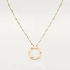 Collier Love, 3 diamants – Or jaune, Diamants – Cartier