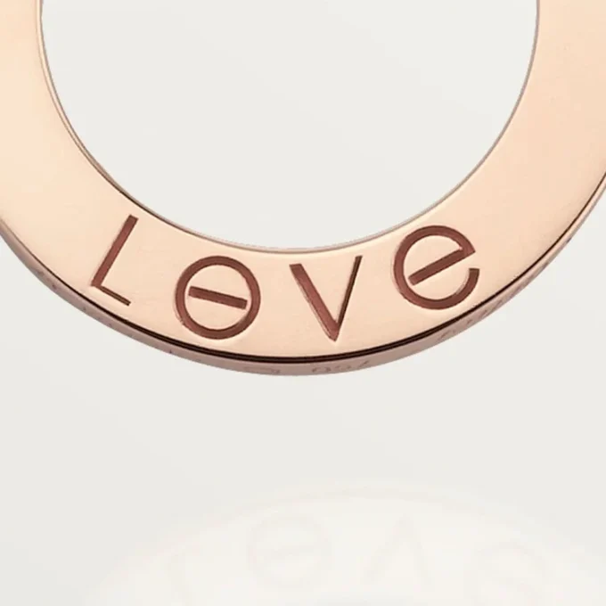 Collier Love, 3 diamants – Or rose, Diamants – Cartier