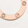 Collier Love, 3 diamants – Or rose, Diamants – Cartier