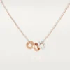 Collier Love, 6 diamants – Or rose, or blanc, diamants – Cartier