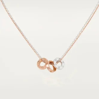 Collier Love, 6 diamants – Or rose, or blanc, diamants – Cartier