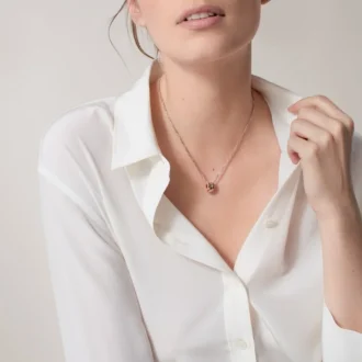 Collier Love, 6 diamants – Or rose, or blanc, diamants – Cartier