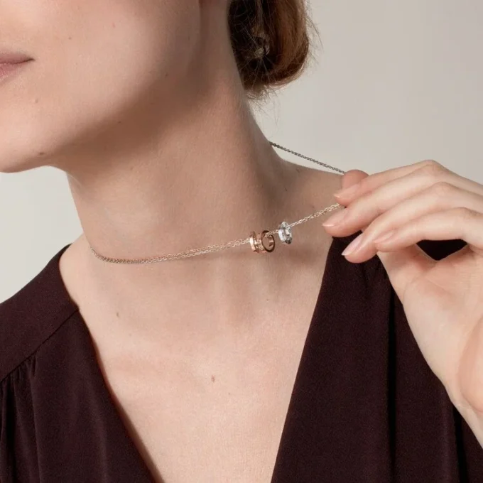 Collier Love, 6 diamants – Or rose, or blanc, diamants – Cartier