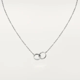 Collier Love, diamants – Or blanc, diamants – Cartier