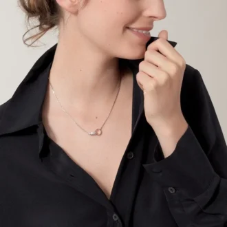 Collier Love, diamants – Or blanc, diamants – Cartier