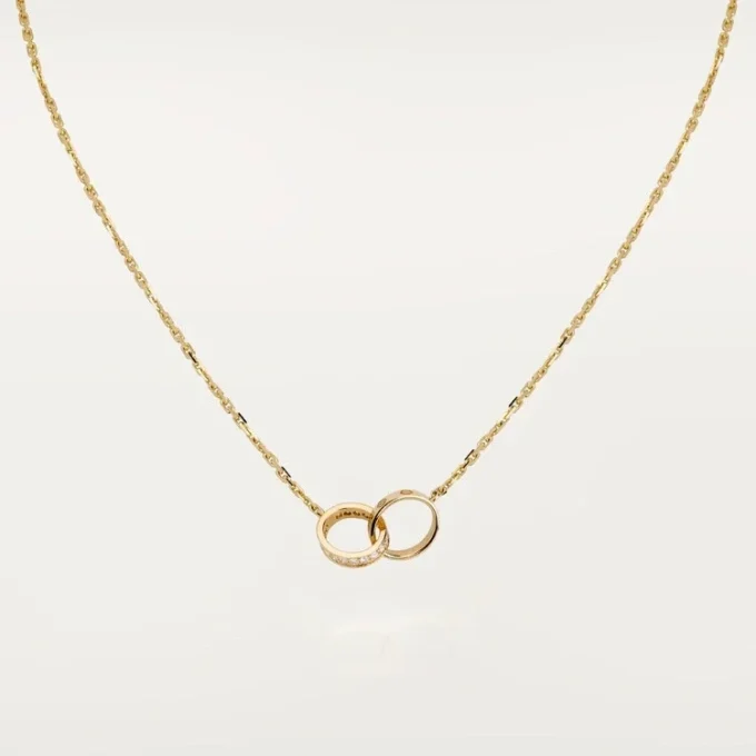 Collier Love, diamants – Or jaune, diamants – Cartier
