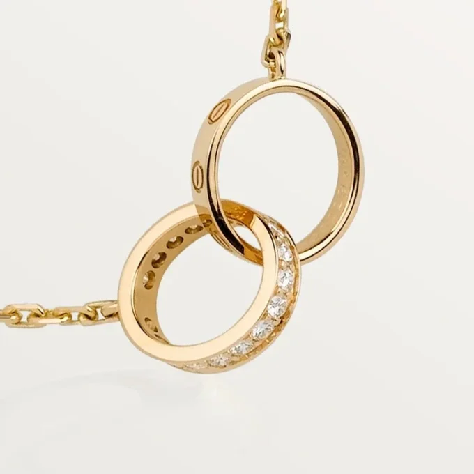 Collier Love, diamants – Or jaune, diamants – Cartier