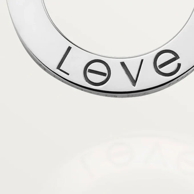 Collier Love – Or blanc – Cartier