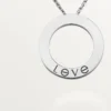 Collier Love – Or blanc – Cartier