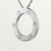 Collier Love – Or blanc – Cartier