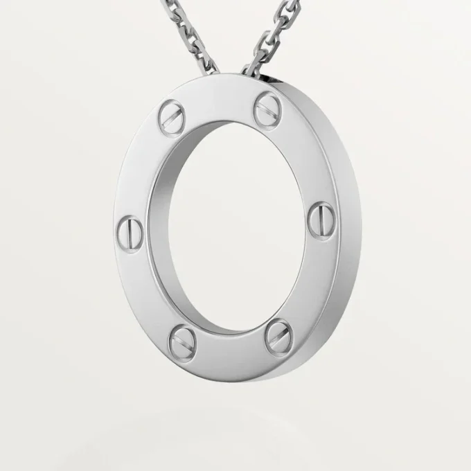 Collier Love – Or blanc – Cartier