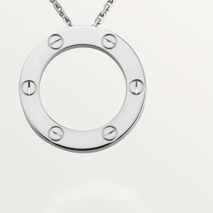Collier Love – Or blanc – Cartier