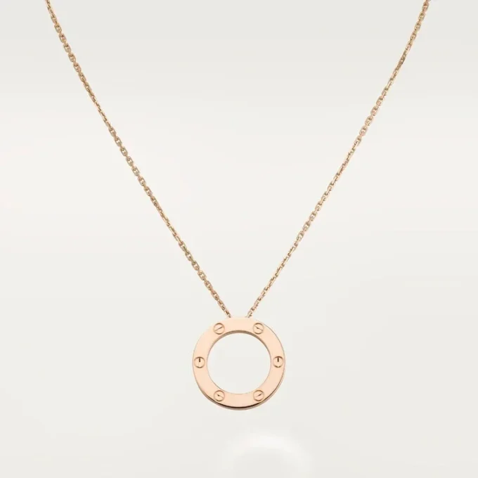 Collier Love – Or rose – Cartier