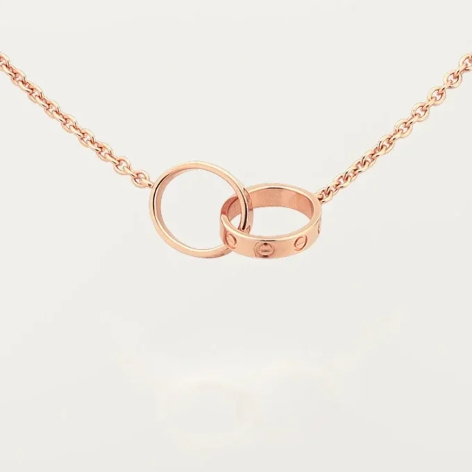 Collier Love – Or rose – Cartier