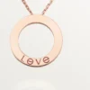 Collier Love – Or rose – Cartier