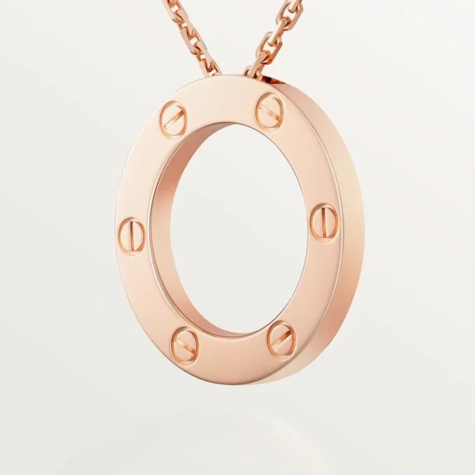 Collier Love – Or rose – Cartier
