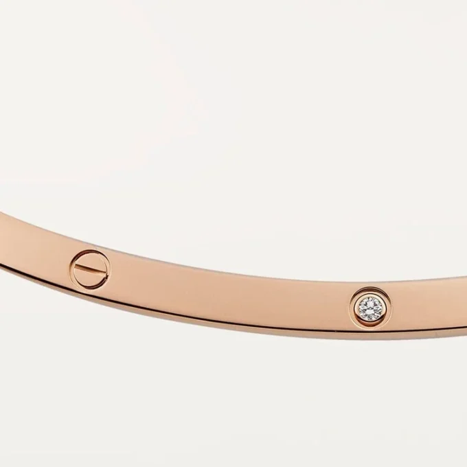 Collier Love – Or rose, diamant – Cartier