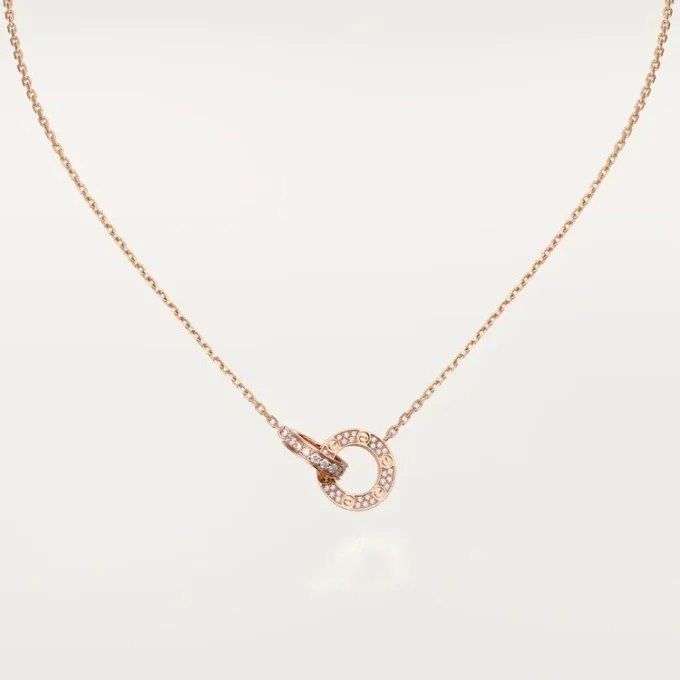 Collier Love – Or rose, diamants – Cartier