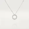 Collier Love, pavé de diamants – Or blanc, diamants – Cartier