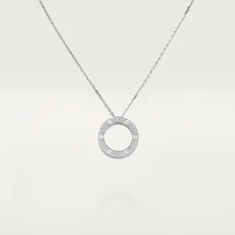Collier Love, pavé de diamants – Or blanc, diamants – Cartier