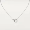 Collier Love, pavé de diamants – Or blanc, diamants – Cartier