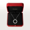 Collier Love, pavé de diamants – Or blanc, diamants – Cartier