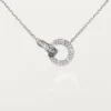Collier Love, pavé de diamants – Or blanc, diamants – Cartier
