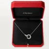 Collier Love, pavé de diamants – Or blanc, diamants – Cartier