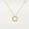 Collier Love, pavé de diamants – Or jaune, diamants – Cartier