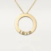 Collier Love, pavé de diamants – Or jaune, diamants – Cartier